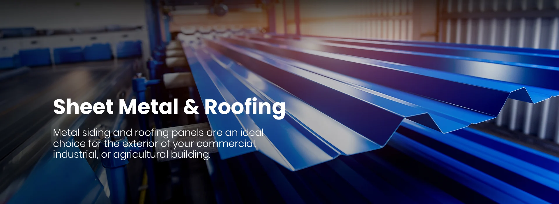 Banner sheet metal roofing craftman steel